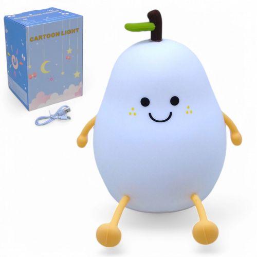 Нічник груша, гумовий (силіконовий), 13 см, фото 1