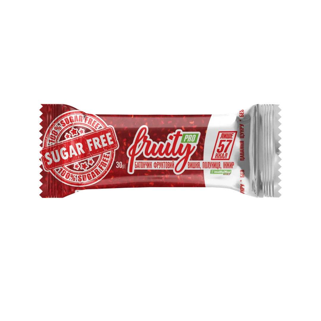 Вуглеводний батончик Healthy Meal 30 g Cherry Strawberry Fig