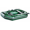 Надувний ПВХ-човен Ладья ЛТ-250БВ; 2-х місний. Гребний. Суцільне дно. Привальний брус. Двомісний гребний надувний човен Ладья, фото 4