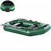 Надувний ПВХ човен Ладья ЛТ-290ВТ; 3-х місний. Гребний із транцем. Суцільне дно. Двомісний гребний надувний човен Ладья ЛТ-290, фото 4