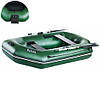 Надувний ПВХ човен Ладья ЛТ-250АСБТ; 2-х місний. Гребний із транцем. Рейкове дно. Привальний брус. Двомісний гребний надувний, фото 3