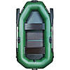 Надувний ПВХ човен Ладья ЛТ-240АС; 2-х місний. Гребний. Рейкове дно. Двомісний гребний надувний човен Ладья ЛТ-240, фото 2