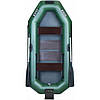 Надувний ПВХ човен Ладья ЛТ-240АЕСТ; 2-х місний. Гребний із транцем. Рейкове дно. Двомісний гребний надувний човен Ладья ЛТ-240, фото 2