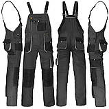 Костюм куртка та напівкомбінезон, спецодяг чоловіча спецовка роба захисна, уніформа робоча польша, фото 9