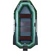Надувний ПВХ човен Ладья ЛТ-240АСТ; 2-х місний. Гребний із транцем. Рейкове дно. Двомісний гребний надувний човен Ладья ЛТ-240, фото 2