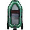 Надувний ПВХ-човен Ладья ЛТ-220ЕСТ; 1-о місний. Гребний із транцем. Рейкове дно. Одномісний гребний надувний човен Ладья ЛТ-220, фото 2