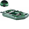 Надувний ПВХ човен Ладья ЛТ-240ЕСБТ; 2-х місний. Гребний із транцем. Рейкове дно. Привальний брус. Двомісний гребний надувний, фото 4