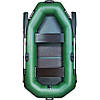 Надувний ПВХ човен Ладья ЛТ-250АС; 2-х місний. Гребний. Рейкове дно. Двомісний гребний надувний човен Ладья ЛТ-250, фото 2