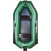 Надувний ПВХ човен Ладья ЛТ-310БСТ; 4-х місний. Гребний із транцем. Рейкове дно. Привальний брус. Двомісний гребний надувний човен, фото 2