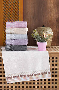Набір рушників Cestepe VIP Cotton — Kalpi Inci 50*90 (6 шт.)