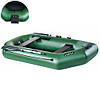 Надувний ПВХ човен Ладья ЛТ-290ЕСТ; 3-х місний. Гребний із транцем. Рейкове дно. Двомісний гребний надувний човен Ладья ЛТ-290, фото 4