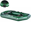 Надувний ПВХ човен Ладья ЛТ-290ЕСБТ; 3-х місний. Гребний із транцем. Рейкове дно. Привальний брус. Двомісний гребний надувний, фото 4
