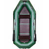 Надувний ПВХ човен Ладья ЛТ-270БВ; 3-х місний. Гребний. Суцільне дно. Привальний брус. Двомісний гребний надувний човен Ладья, фото 2