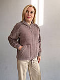 Жіноча демісезонна куртка з вовни альпака, фото 2