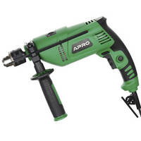 Дриль ударний 1000 Вт, кулачок. патрон 1,5-13 мм, 0-3000 об/хв, реверс APRO