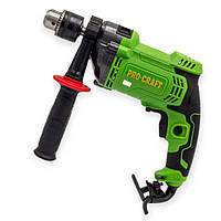 Дриль ударний 1050 Вт, кулачок патрон 1,5-13 мм, 0-2950 об/хв, реверс, метал. корпус редук, рег.об. Procraft