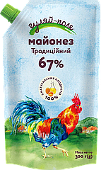 Майонез Гуляйполе Традиційний 67% жирності 500 грамів дой-пак