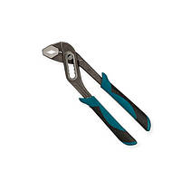 Кліщі переставні 200мм чорно-зелені ручки SIGMA