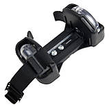 Ролики двоколісні на взуття з підсвіткою  Флеш Ап (8159), фото 5