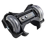 Ролики двоколісні на взуття з підсвіткою  Флеш Ап (8159), фото 7