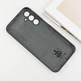 Чохол Silicone Cover Lakshmi Full Camera (AA) для Samsung Galaxy A35 | Мікрофібра Шоколадный / Chocolate, фото 4