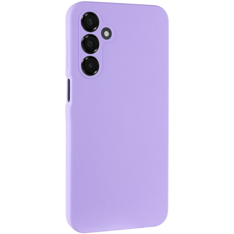 Чохол Silicone Cover Lakshmi Full Camera (AA) для Samsung Galaxy A16 5G | Мікрофібра Бузковий / Dasheen, фото 1