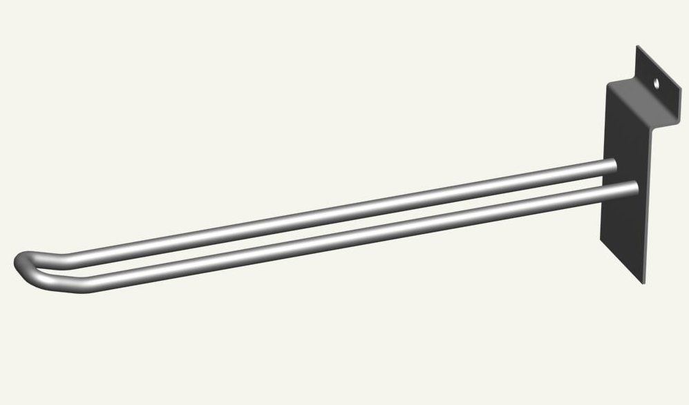 Гачки подвыйний на експопанель на пластині, 200 мм