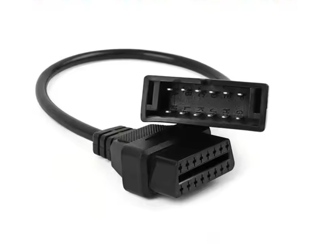 Перехідник GM12 12pin на OBD2 16pin для ВАЗ, Daewoo Lanos и Sens, Таврія, фото 1