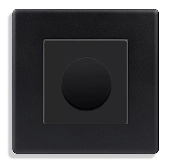 Світлорегулятор 1DAL | Чорний димер механічний (P86-RDM.BL)