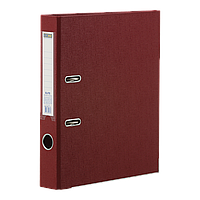 Реєстратор двосторонній ELITE. А4. ширина торця 50/55 мм (внутр./зовн.), бордовий ВМ3002-13