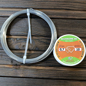 Дріт ніхромовий 0,7 мм 10 метрів