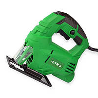 Лобзик 750 Вт, 0-3000 об/хв, максимальна глибина пропилу 45мм Apro