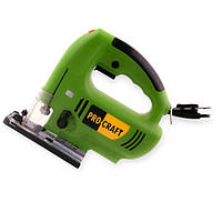 Лобзик 800 Вт, 0-3000 об/хв, маятниковый хід 3 положения, швидк. патрон, макс. 80мм ProCraft