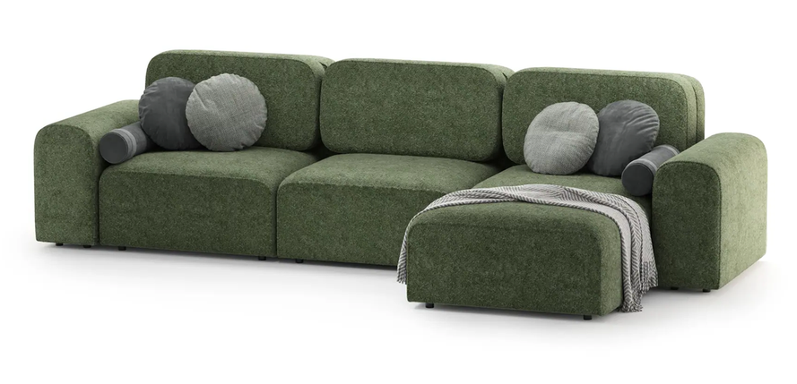 Диван кутовий модульний Breeze 370х182 см Mille ™, фото 4