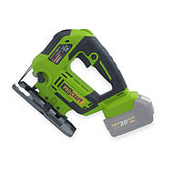 Лобзик акумуляторний 20В, 0-3000 об/хв, маятн. хід 4 полож, безщітковий, підсвічування без АКБ та ЗП Procraft