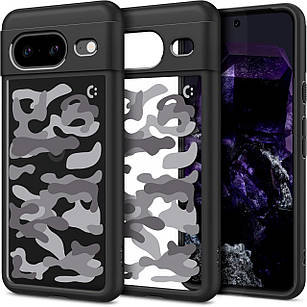Чохол Spigen Ultra Hybrid Military Camo Black для  Google Pixel 8 ACS07891