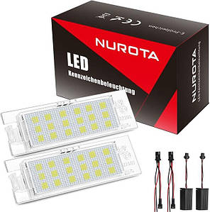 Світлодіодне підсвічування номерного знака NUROTA для Astra GHJK, Corsa ABCDE, Insignia A, Zafira B, Vectra ABC