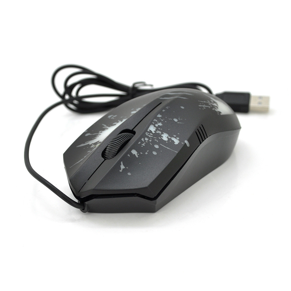 Миша дротова JEDEL GM850, артикул 7524, USB, 3 кнопки, DPI 1000, стильний дизайн для роботи та ігор