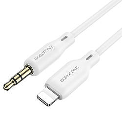 Кабель Borofone BL18 DC3.5 (тато) => Lighting (тато), круглий, 1 м, White, Box