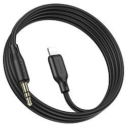 Кабель Borofone BL18 DC3.5 (тато) => Lighting (тато), круглий, 1 м, Black, Box