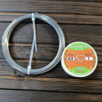 Ніхром х20н80 0,9 мм 5 метрів