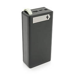 Power bank Voltronic C14 під 14х18650, Wireless charger, Digital display, Output: 10W, Micro-USB, Type-C, Lightning, ABS, PVC,