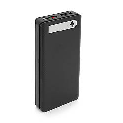 Power bank Voltronic M8-PD під 8х18650, flashlight, Output:5V-3A/9V-2A/12V-1.5A, Micro-USB, Type-C, Digital display, ABS, PVC,