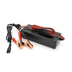 Зарядний пристрій Li-ion 33.6V, 8S, 3A з індикацією, компактний, 172x72x40mm, артикул 36902