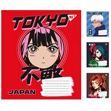 Зошит 12 коса лінія арт766304 Anime YES (25 шт в упаковці)