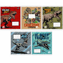 Зошит 12 лінія арт767225 Jurassic world Yes (25шт в упаковці)