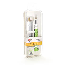 Набір викруток BAKKU BK-3315 (ручка + torx T2, torx T3, orx T4, torx T5, orx T6, хрест +1.2 мм, хрест +1.8 мм, Y-тип Y2.0 мм,