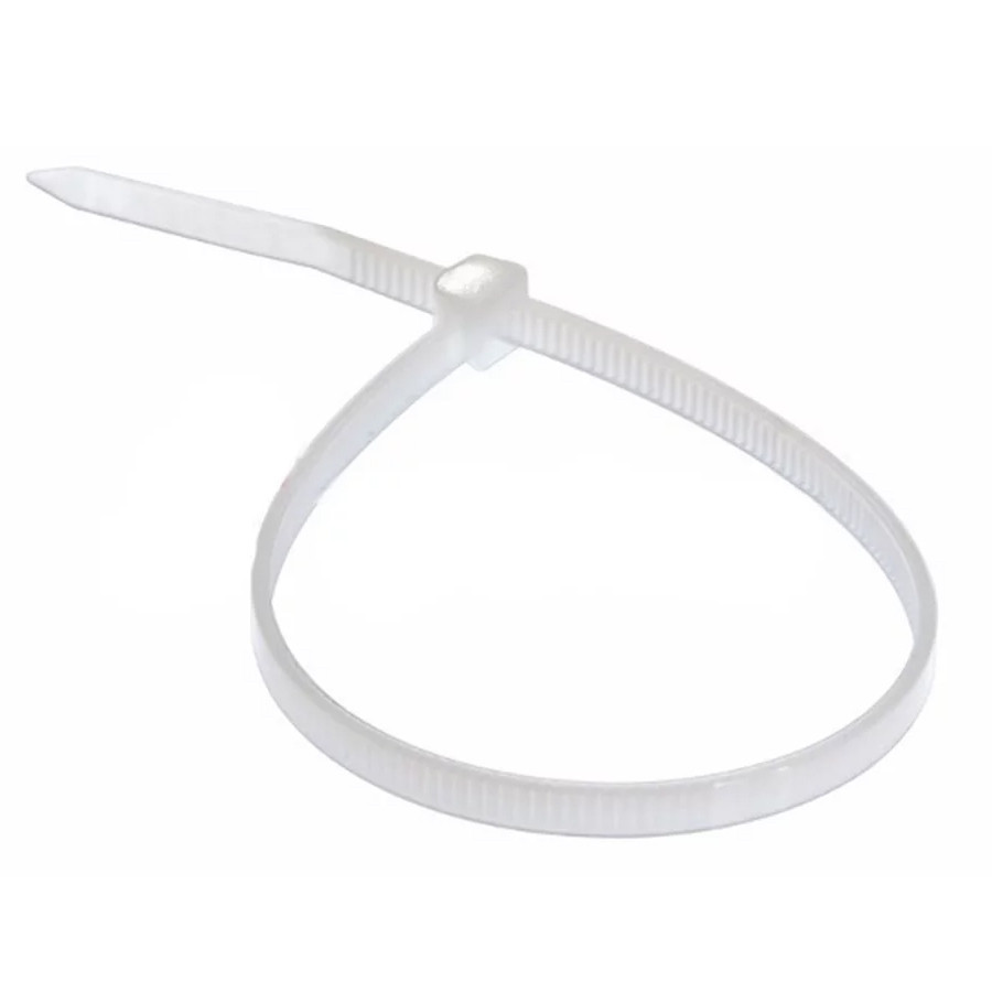 Стяжки нейлон RITAR 5,0x400mm білі (100 шт) висока якість, діапазон робочих температур: від -45С до +80С Q50