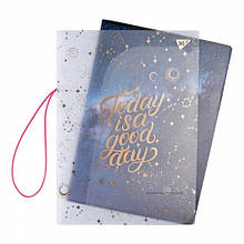 Блокнот А4 YES 48арк. 764431 клітинка в пластиковій папці з малюнком та фольгою COSMOS