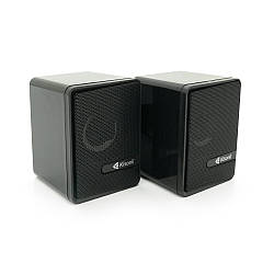 Колонки 2.0 Kisonli L-4040 для ПК та ноутбука, USB + 3.5mm, 2x3W, 20Hz-20KHz, Black